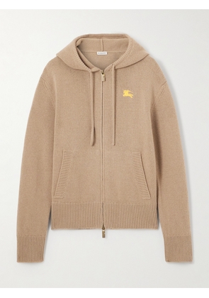 Burberry - Cashmere And Wool-blend Hoodie - Neutrals - xx small,x small,small,medium,large,x large,xx large