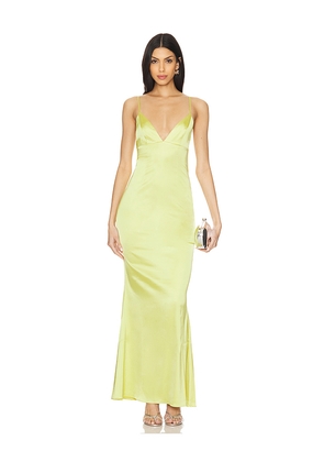 NBD Areesha Maxi Dress in Green. Size L. Also in XS, S, M, XL.