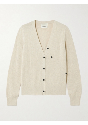 Isabel Marant - Carline Button-detailed Knitted Sweater - Ecru - FR 34,FR 36,FR 38,FR 40,FR 42