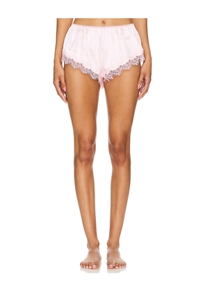 KAT THE LABEL Sorrento Knicker in Pink. Size XL. Also in L, XS.