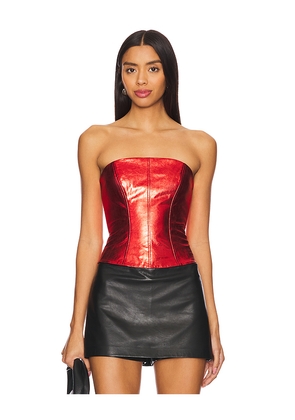 NBD Reina Bustier in Red. Size S. Also in XS.