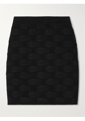 TOVE - Ash Jacquard-knit Mini Skirt - Black - FR 34,FR 36,FR 38,FR 40,FR 42