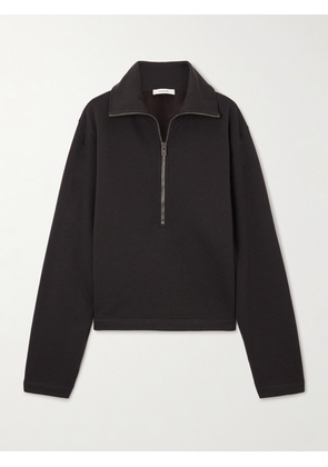 LEMAIRE - Wool And Cotton-blend Zip-up Sweater - Brown - xx small,x small,small,medium,large,x large