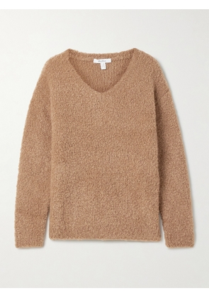 Max Mara - Pantera Camel Hair And Silk-blend Bouclé Sweater - Brown - x small,small,medium,large,x large