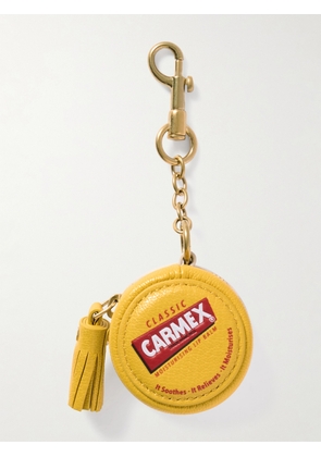 Anya Hindmarch - Carmex Leather And Gold-tone Coin Purse - Yellow - One size