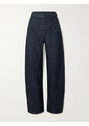 LEMAIRE - Twisted Belted Mid-rise Barrel-leg Jeans - Blue - xx small,x small,small,medium,large,x large