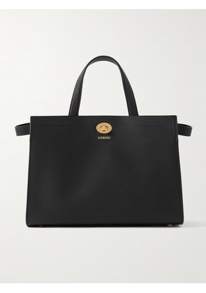 Burberry - Textured-leather Tote - Black - One size