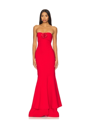 LIKELY Levi Gown in Red. Size 10. Also in 4, 6, 8, 12.