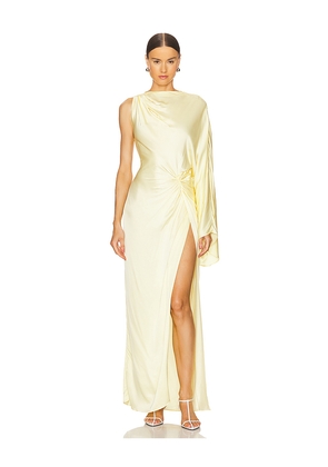 L'Academie by Marianna Cassia Gown in Yellow. Size L. Also in S, M, XL.