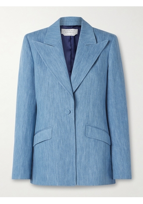 Gabriela Hearst - Leiva Cotton And Linen-blend Chambray Blazer - Blue - IT36,IT38,IT40,IT42,IT44,IT46,IT48