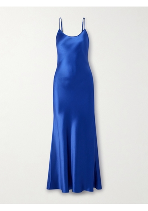 Gabriela Hearst - Jesaba Silk-satin Maxi Dress - Blue - IT36,IT38,IT40,IT42,IT44,IT46,IT48