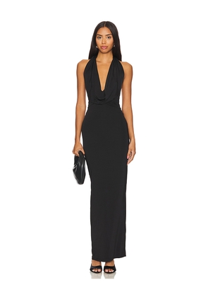 Nookie Element Gown in Black. Size M. Also in XS, S, L, XL.
