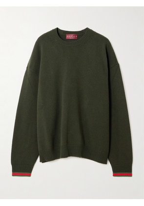 Gucci - Wool And Cashmere-blend Sweater - Green - XXS,XS,S,M,L,XXL