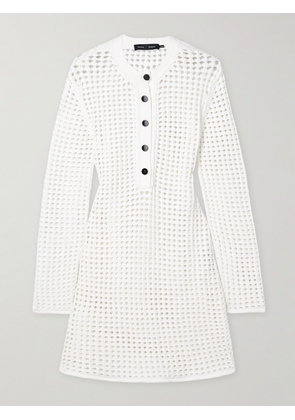 Proenza Schouler - Micah Crocheted Mini Dress - Off-white - x small,small,medium,large,x large