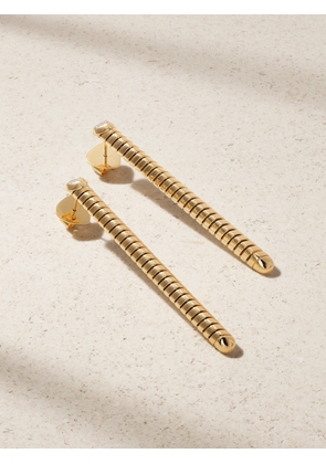 Marina B - Trisolina 18-karat Gold Diamond Earrings - One size