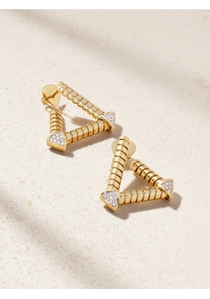 Marina B - Trisolina Traliccio 18-karat Gold Diamond Earrings - One size