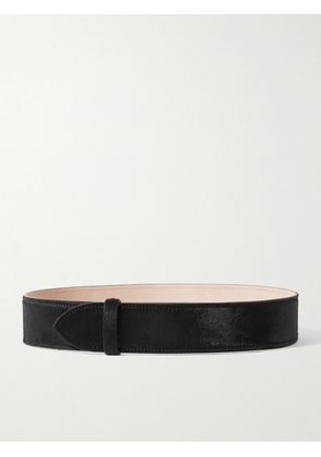 KHAITE - Theo Calf Hair Waist Belt - Black - 70,75,80,85,90