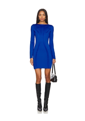 OW Collection Twist Mini Dress in Blue. Size S. Also in XS.