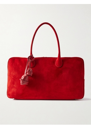 Magda Butrym - Brigitte Large Leather-trimmed Suede Tote - Red - One size