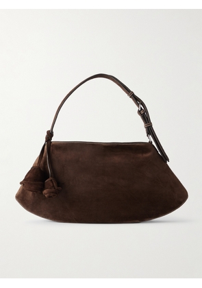 Magda Butrym - Maya Suede Shoulder Bag - Brown - One size