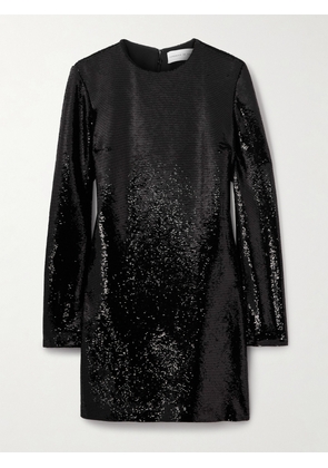 Veronica de Piante - Franklin Sequined Crepe Mini Dress - Black - IT36,IT38,IT40,IT42,IT44,IT46
