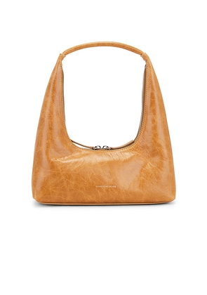 MARGESHERWOOD Hobo Shoulder Bag in Brown.