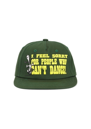 Market x Peanuts Dancing 5 Panel Hat in Green.