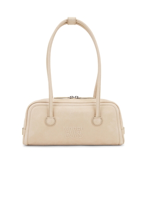 MARGESHERWOOD Soft Boston Bag in Nude.