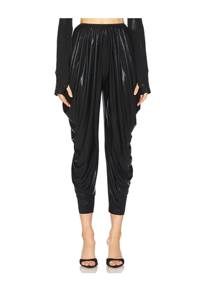 Norma Kamali Waterfall Pant in Black. Size XL. Also in XS.