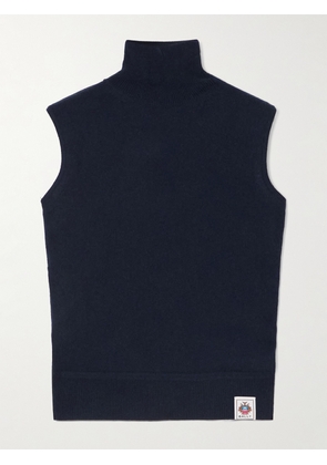 BALLY - Cashmere Turtleneck Tank - Blue - IT36,IT38,IT40,IT42,IT44,IT46,IT48