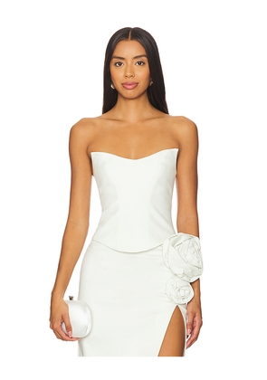 NBD Yaz Bustier in Ivory. Size L. Also in M, S, XL, XS, XXS.