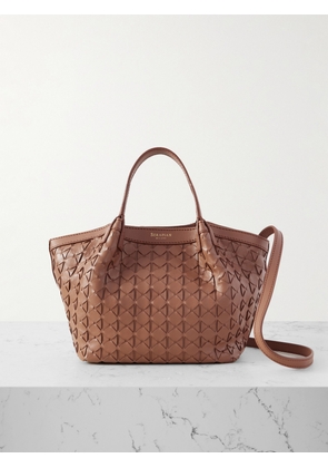 Serapian - Secret Mini Woven Leather Shoulder Bag - Brown - One size
