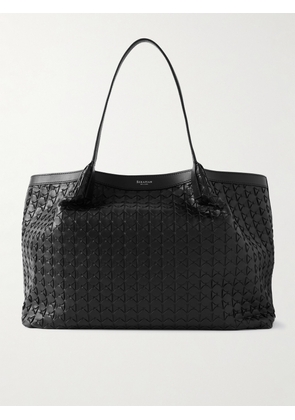 Serapian - Secret Large Woven Leather Tote - Black - One size