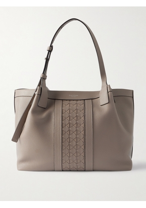 Serapian - Secret Small Textured-leather Tote - Gray - One size