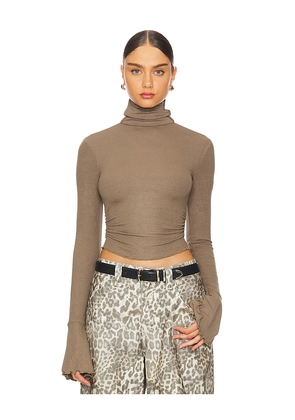 Lovers and Friends Belen Top in Taupe. Size M. Also in XS, S, XXS, XL.