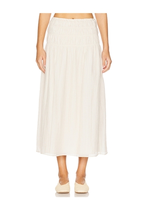 LPA Emelia Skirt in Ivory. Size L. Also in XS, M, XL.