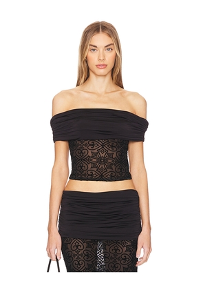 LOBA Violeta Top in Black. Size M. Also in XS, S.