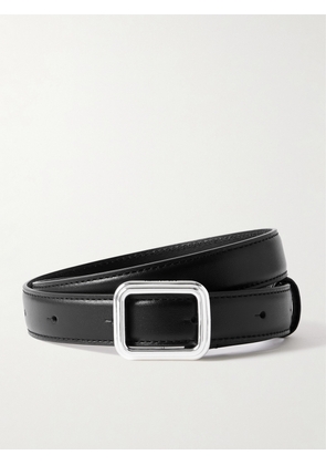 LIÉ STUDIO - The Georgia Wide Leather Belt - Black - 75,85,95