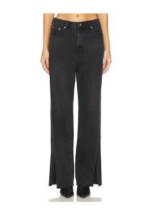 One Teaspoon Low Slung Straight Leg Billie Jeans in Black. Size 30. Also in 32, 33.