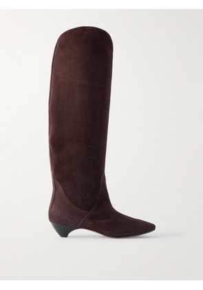 Le Monde Béryl - Allegra Suede Riding Boots - Brown - IT35,IT36,IT36.5,IT37,IT37.5,IT38,IT38.5,IT39,IT39.5,IT40,IT40.5,IT41,IT42