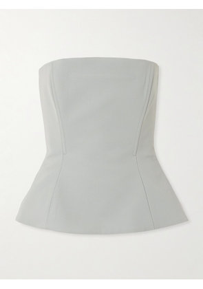Jean Paul Gaultier - Strapless Twill Bustier Top - Gray - xx small,x small,small,medium