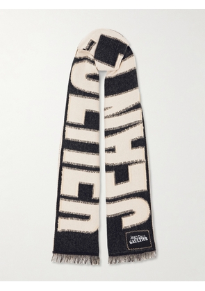 Jean Paul Gaultier - Wool Scarf - Black - One size