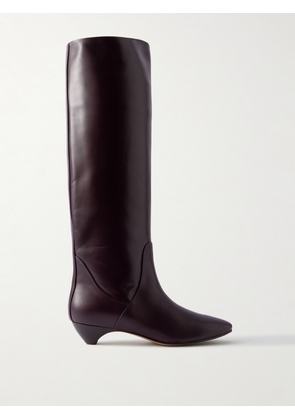 Le Monde Béryl - Allegra Leather Knee Boots - Purple - IT36,IT36.5,IT37,IT37.5,IT38,IT38.5,IT39,IT39.5,IT40,IT40.5,IT41,IT42