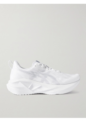 Asics - Novablast 5 Stretch-knit Sneakers - White - UK 3,UK 3.5,UK 4,UK 4.5,UK 5,UK 5.5,UK 6,UK 6.5,UK 7,UK 7.5,UK 8,UK 8.5,UK 9,UK 9.5
