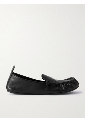 Acne Studios - Textured-leather Loafers - Black - IT35,IT36,IT37,IT38,IT39,IT40,IT41