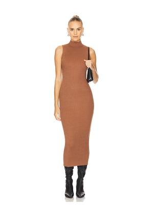 Lovers and Friends Adalee Midi Dress in Brown. Size L. Also in S, M.