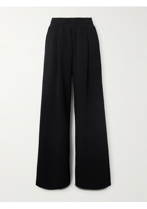 Varley - The Extra Wide Leg Pleated Doublesoft® Wide-leg Pants - Black - xx small,x small,small,medium,large,x large