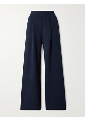 Varley - The Extra Wide Leg Pleated Doublesoft® Wide-leg Pants - Blue - xx small,x small,small,medium,large,x large
