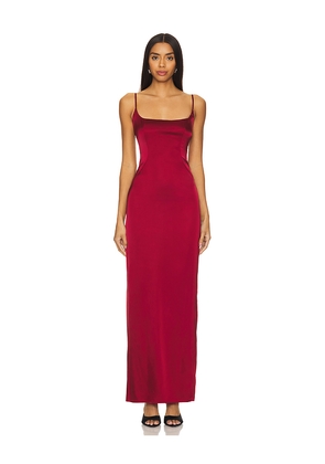 NBD Suman Maxi Dress in Red. Size L. Also in M, S, XL, XS, XXS.