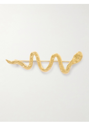 YSSO - Ophis Gold-plated Brooch - One size